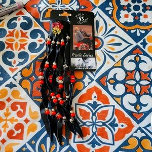 Biker Ponytail Hair Wrap